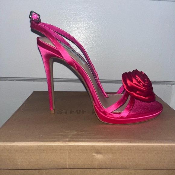 Steve Madden Shoes - Steve Madden Vibrant Pink Strappy Heels